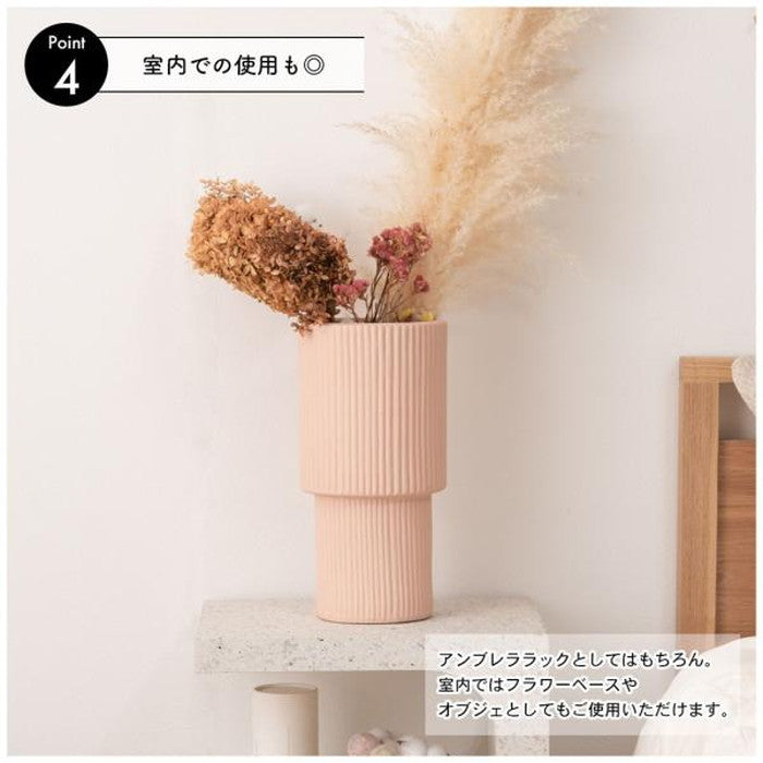 アンブレララック 傘立て ブラック チャコールグレー ライトグレー ペールオレンジ W18.5×D18.5×H36  azu-cly-15の画像