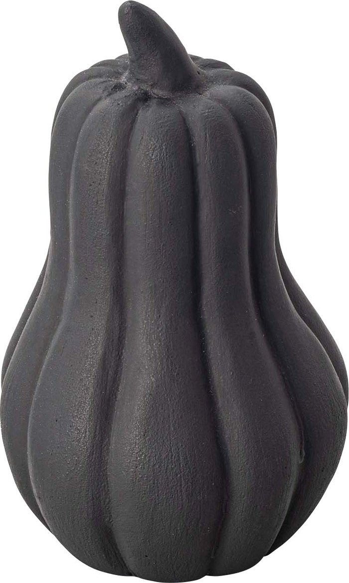 フルーツオブジェ 置物 ブラック ホワイト W8×D8×H12  azu-cly-43の画像