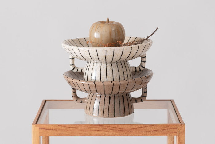 トレイベース ブラウン アイボリー W26×D26×H12  azu-cly-74の画像