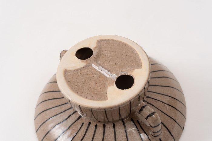 トレイベース ブラウン アイボリー W26×D26×H12  azu-cly-74の画像