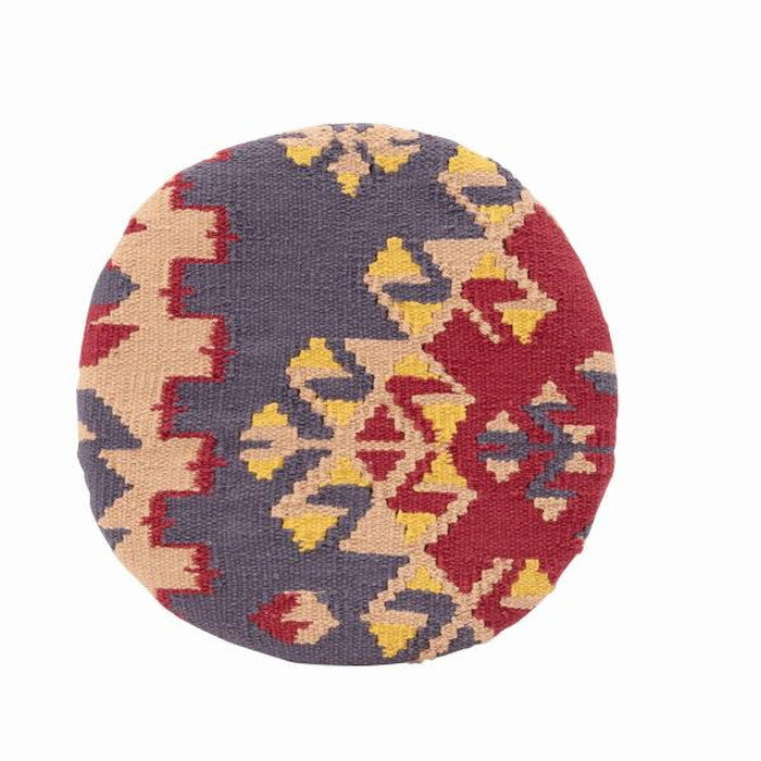 キリム シートクッション 約W38×D38×H3 クッション キリム オルテガ デザインクッション 柄 模様 椅子用 椅子用クッション おしゃれ コットン 座布団 キリムクッション シートクッション azu-fab-003の画像