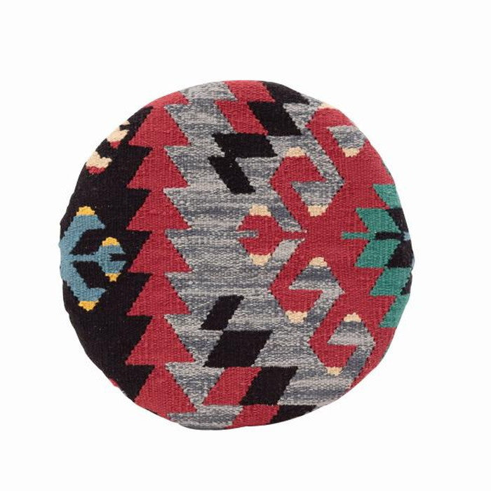 キリム シートクッション 約W38×D38×H3 クッション キリム オルテガ デザインクッション 柄 模様 椅子用 椅子用クッション おしゃれ コットン 座布団 キリムクッション シートクッション azu-fab-003の画像