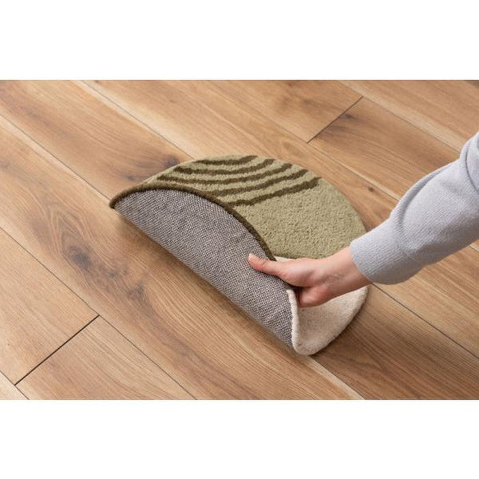 シートクッション ベージュ 約W40×H40 シートクッション クッション タフティング 立体感 チェア ベンチ 幅40cm 奥行40cm 40×40 イス用クッション 40×40cm 円形 円 直径40cm 1人掛け用 北欧 ナチュラル 韓国インテリア 椅子用クッション 座面クッション グリーン 緑 深緑 ベージュ azu-fab-013の画像