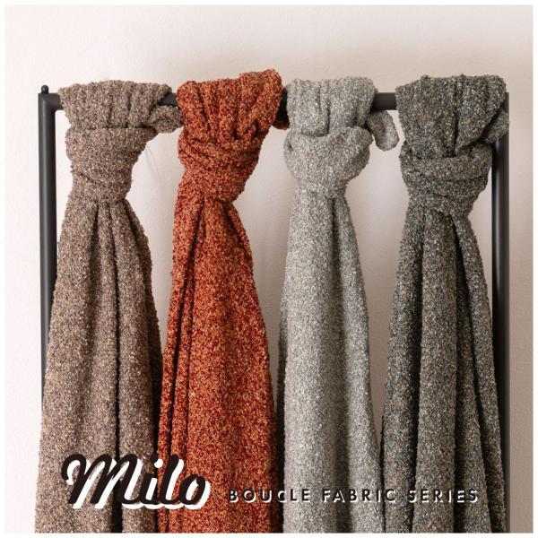 スローケット ブラウン グリーン グレー オレンジ W130×D170 スローケット 薄手 ブランケット 大判 茶色 ブラウン 長方形 おしゃれ ブークレ生地 くすみカラー 寝室 無地 シンプル 四角 リビング もこもこ 北欧 モダン 大きめ ベッド ひざ掛け azu-fab-201の画像