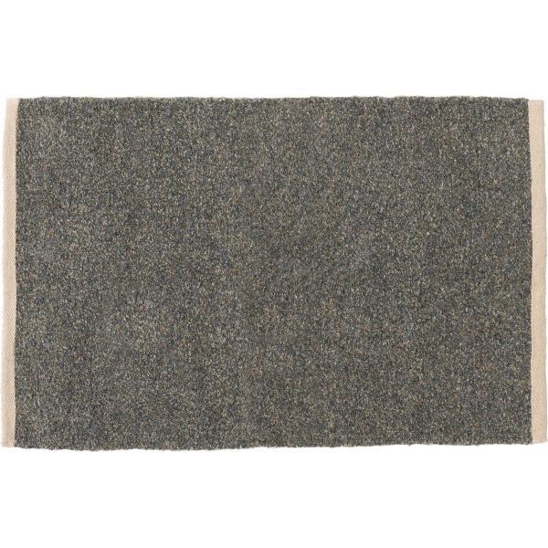 マット ラグ ブラウン グリーン グレー オレンジ W50×D80 マット ブラウン 茶色 長方形 おしゃれ キッチン ブークレ生地 くすみカラー 玄関 無地 シンプル 四角 リビング もこもこ 北欧 モダン 小さめ ベッドサイド azu-fab-301の画像