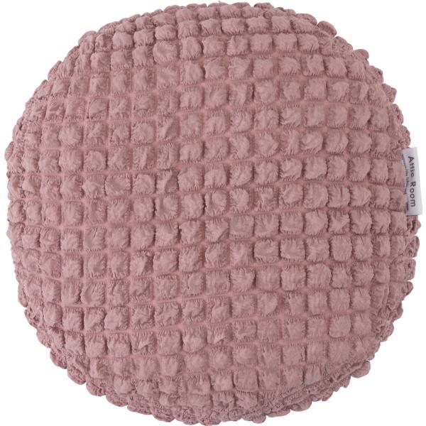 冷感ラウンドクッション グレー アイボリー ピンク 約W38×D38×H7  azu-glk-202の画像