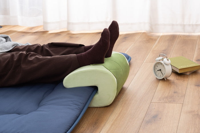 挟んで使えるクッション グリーン ピンク ホワイト W30×D25×H19  azu-glk-209の画像