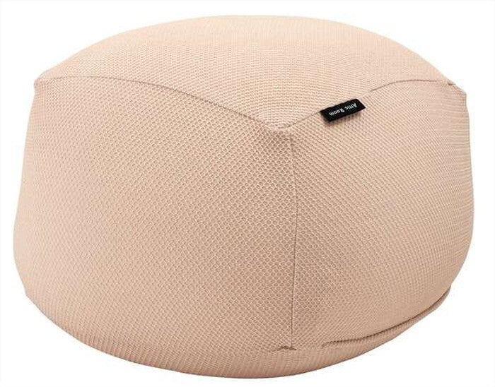  ビーズクッション ベージュ グレー 約W67×D67×H41 ビーズクッション ビーズソファ フロアチェア クッション マイクロビーズ カバーリング仕様 カバーリング 1人掛け おしゃれ シンプル 軽量 軽い リビング おうち時間 フィット感 くつろぎ リラックス リラックスタイム 完成品 ベージュ azu-glk-601の画像