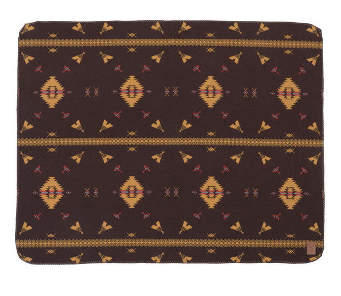 リバーシブルシートブランケット ブラウン 約W130×D150  azu-gls-488の画像