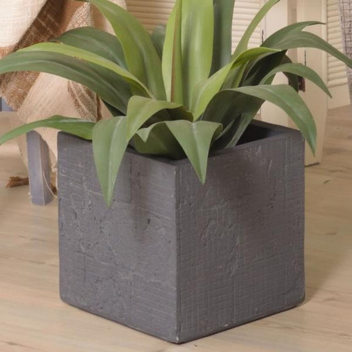 グリーンベース ダークグレー W25×D25×H25.5 グリーンベース ベース 入れ物 観葉植物入れ 飾り インテリア インテリア雑貨 室内 おしゃれ azu-grnb-208の画像