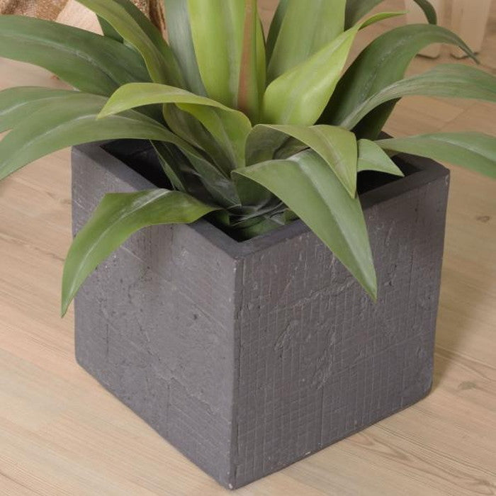 グリーンベース ダークグレー W25×D25×H25.5 グリーンベース ベース 入れ物 観葉植物入れ 飾り インテリア インテリア雑貨 室内 おしゃれ azu-grnb-208の画像