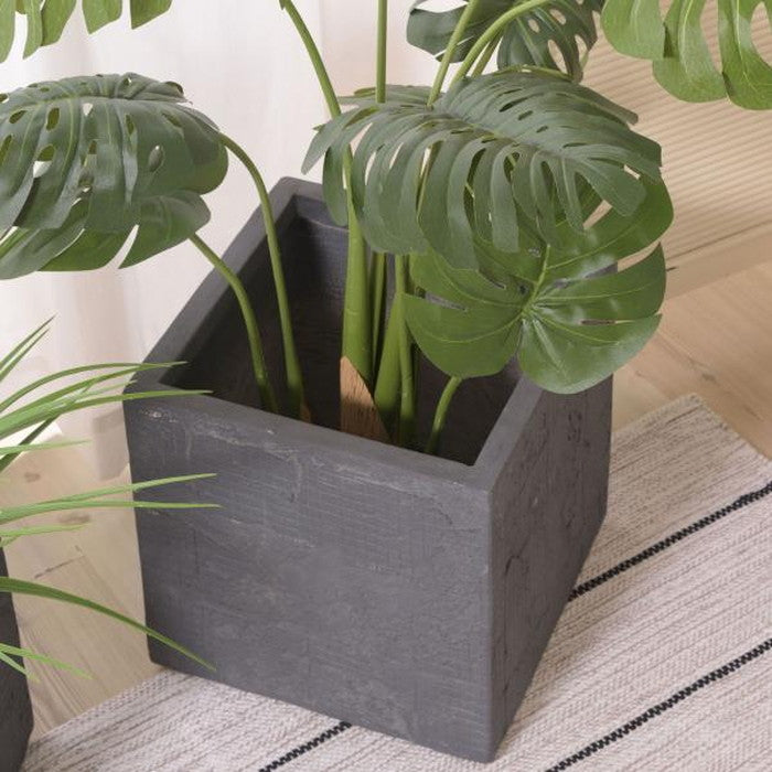 グリーンベース ダークグレー W32×D32×H32 グリーンベース ベース 入れ物 観葉植物入れ 飾り インテリア インテリア雑貨 室内 おしゃれ azu-grnb-209の画像