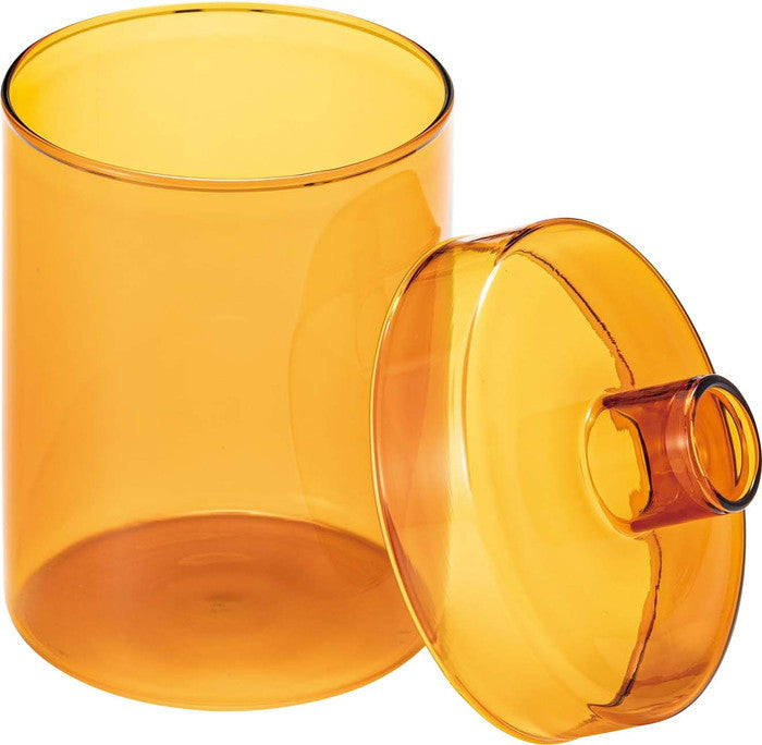 ガラスベース クリア グレー オレンジ W9.5×D9.5×H14  azu-grs-22の画像