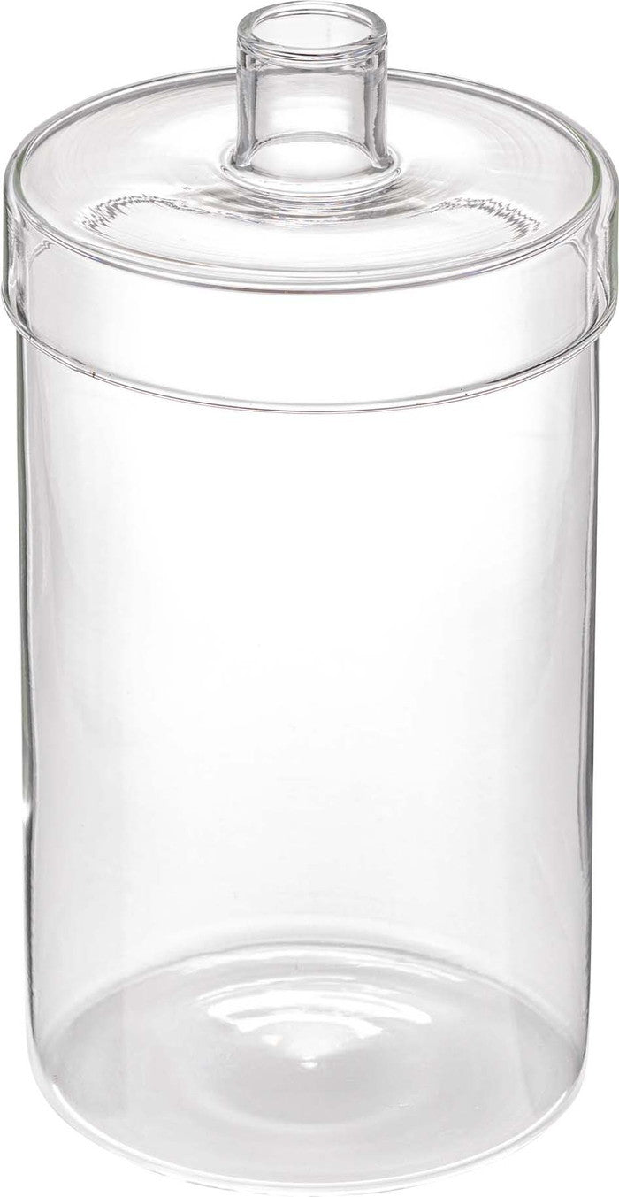 ガラスベース クリア グレー オレンジ W10.5×D10.5×H19.5  azu-grs-23の画像