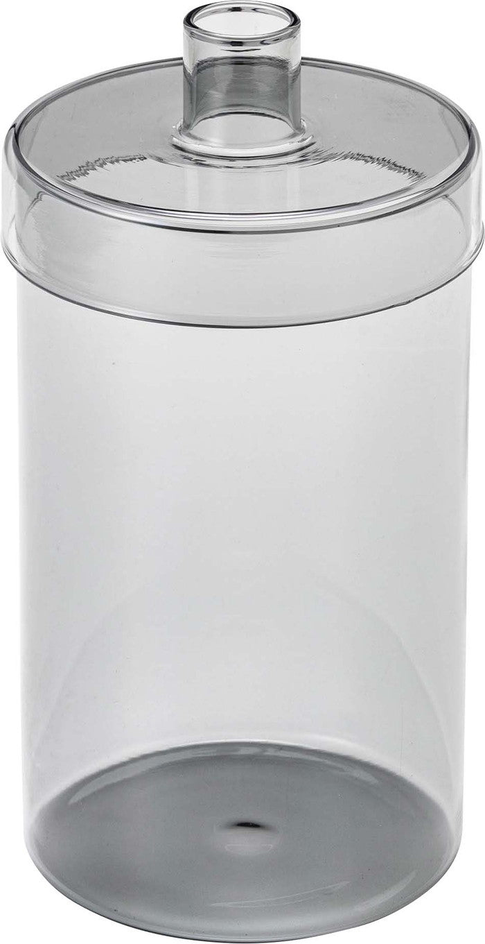 ガラスベース クリア グレー オレンジ W10.5×D10.5×H19.5  azu-grs-23の画像