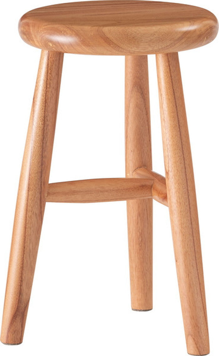 ウッドスツール ナチュラル W30×D30×H46(φ28) スツール 木製 天然木 ミンディ 軽量 円形 丸イス 椅子 イス おしゃれ サイドテーブル ディスプレイ azu-gt-414の画像