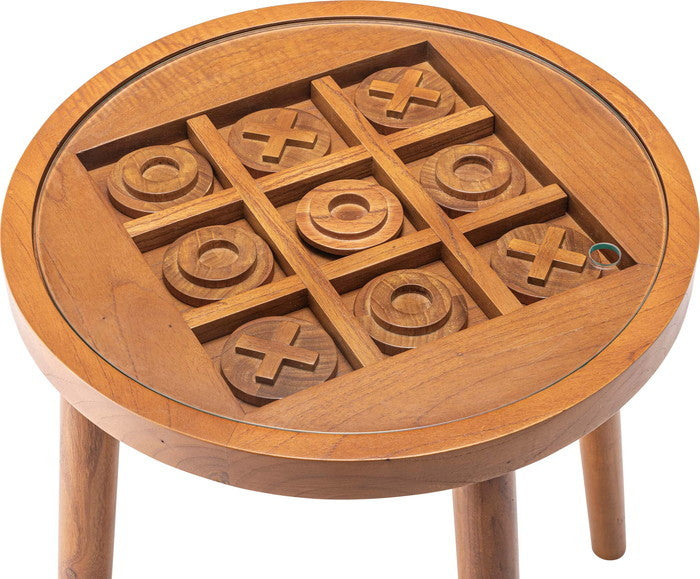 ボードゲームテーブル ブラウン W45×D45×H50  azu-gt-780の画像