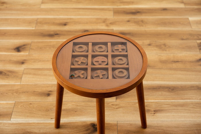 ボードゲームテーブル ブラウン W45×D45×H50  azu-gt-780の画像