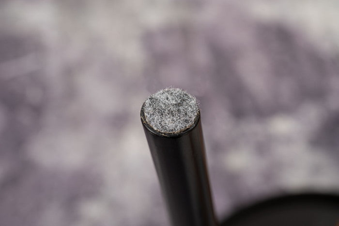 ラウンドサイドテーブル ブラック W35×D35×H45  azu-gt-786の画像