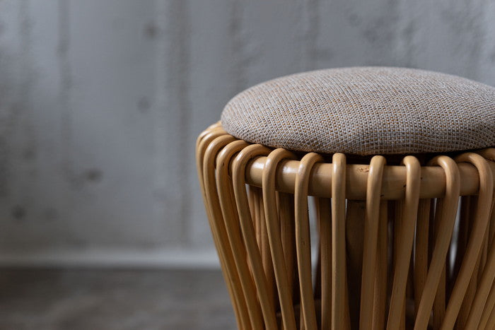 ラウンドスツール ナチュラル W30×D30×H40  azu-guy-260の画像