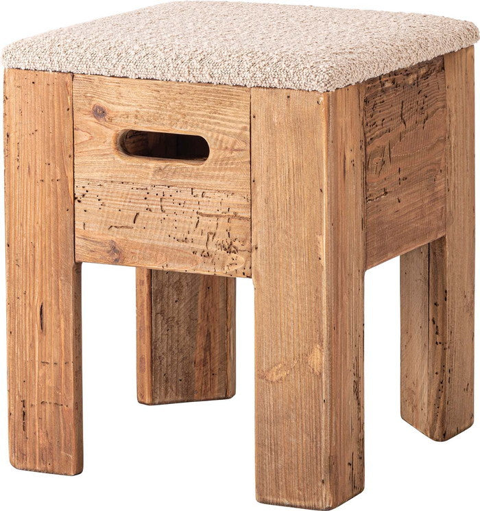 スツール ベージュ ブラック ブラウン グレー W36×D36×H41  azu-hit-203の画像