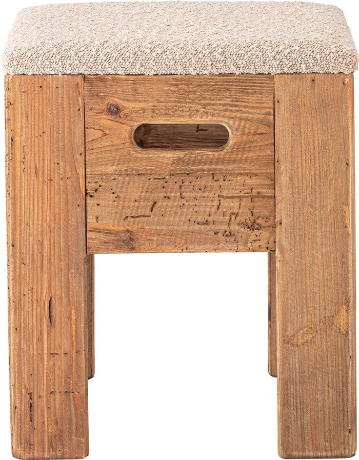 スツール ベージュ ブラック ブラウン グレー W36×D36×H41  azu-hit-203の画像