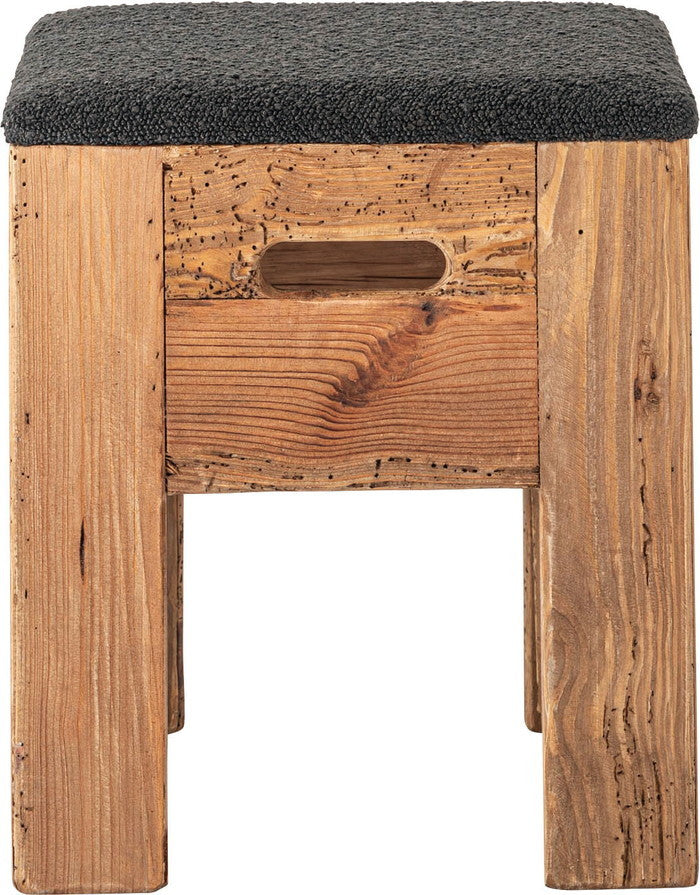 スツール ベージュ ブラック ブラウン グレー W36×D36×H41  azu-hit-203の画像