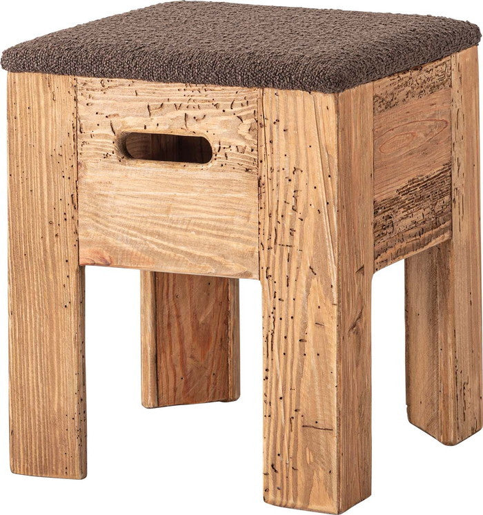 スツール ベージュ ブラック ブラウン グレー W36×D36×H41  azu-hit-203の画像