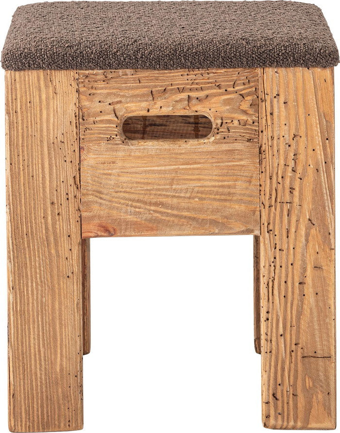 スツール ベージュ ブラック ブラウン グレー W36×D36×H41  azu-hit-203の画像