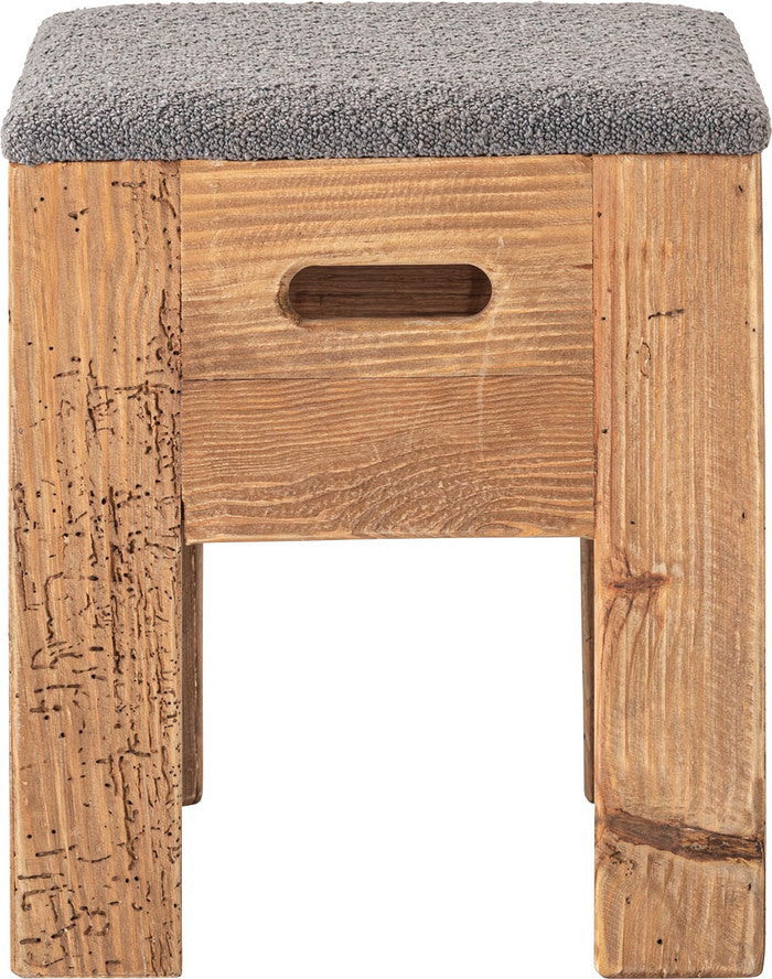 スツール ベージュ ブラック ブラウン グレー W36×D36×H41  azu-hit-203の画像