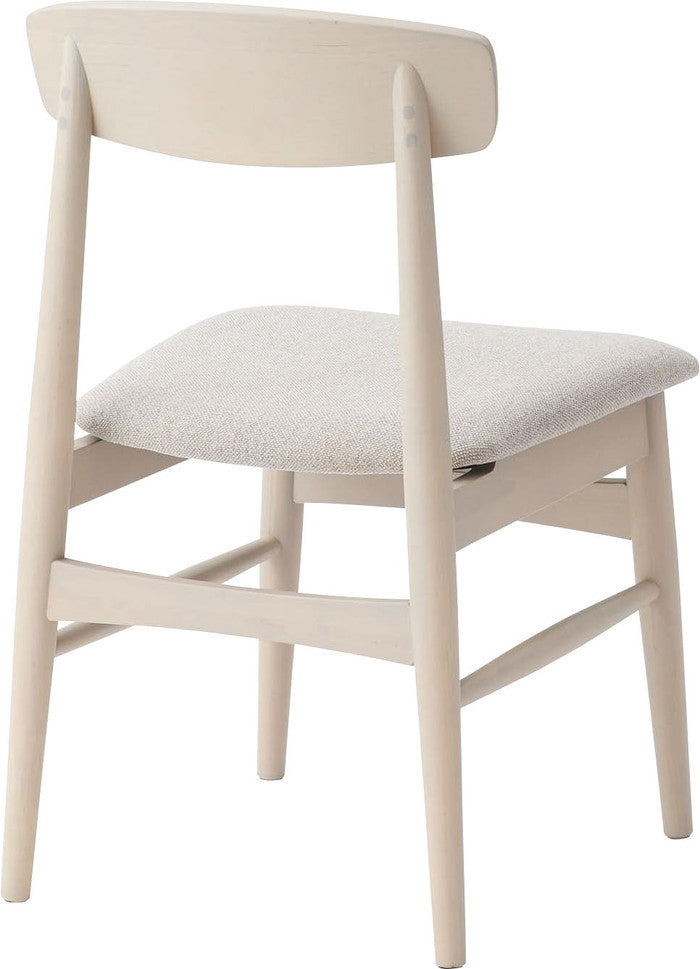 ダイニング チェア ベージュ グレー W44×D48×H75×SH43  azu-hoc-213の画像