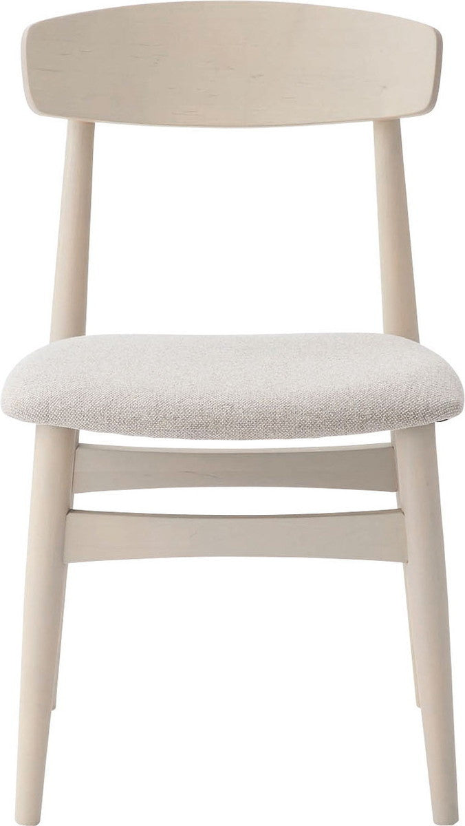 ダイニング チェア ベージュ グレー W44×D48×H75×SH43  azu-hoc-213の画像