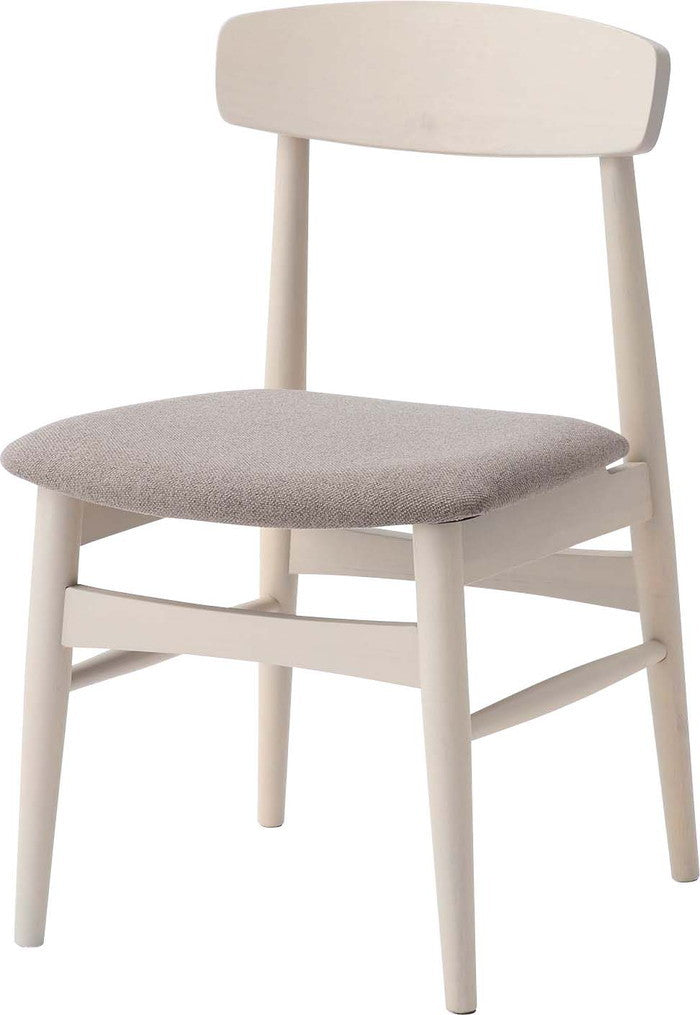 ダイニング チェア ベージュ グレー W44×D48×H75×SH43  azu-hoc-213の画像