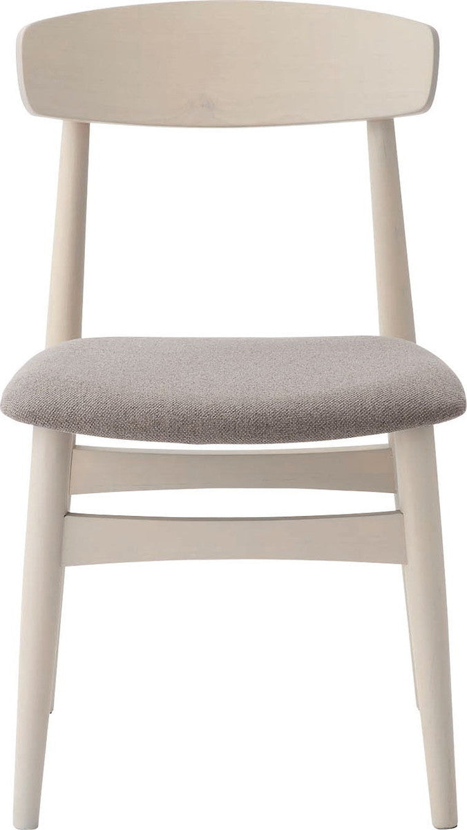 ダイニング チェア ベージュ グレー W44×D48×H75×SH43  azu-hoc-213の画像