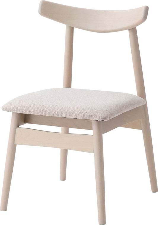 ダイニング チェア ベージュ グレー W49×D53×H80×SH44  azu-hoc-214の画像