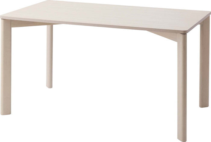 ダイニング テーブル ベージュ W135×D80×H72  azu-hot-211の画像