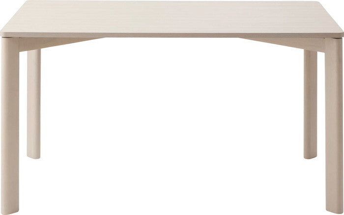 ダイニング テーブル ベージュ W135×D80×H72  azu-hot-211の画像