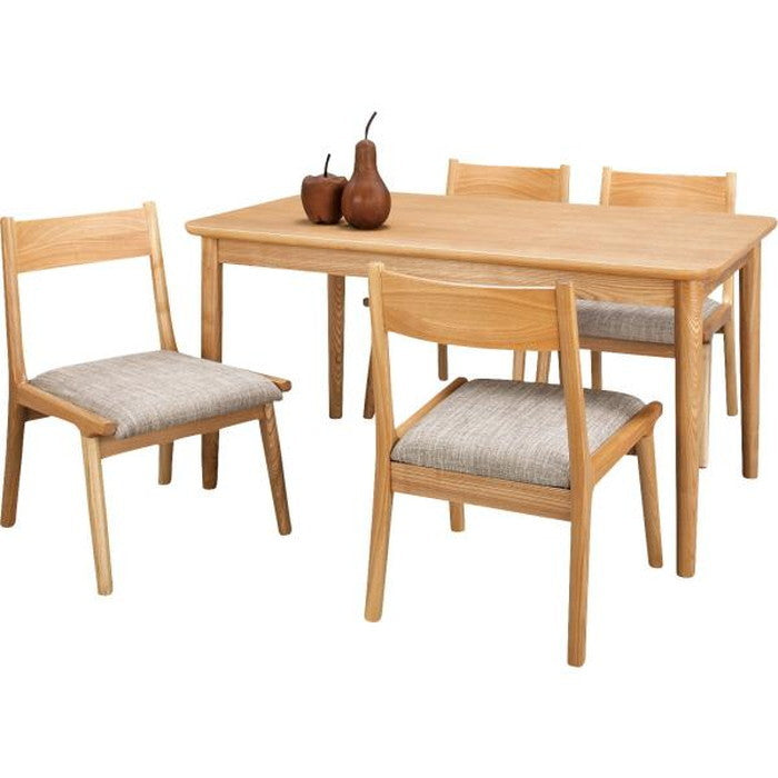 モタ ダイニング テーブル ナチュラル W130×D75×H64  azu-hot-333の画像