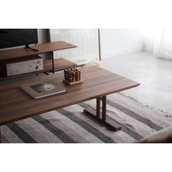 センターテーブル ナチュラル W115×D57×H40  azu-jpt-256の画像