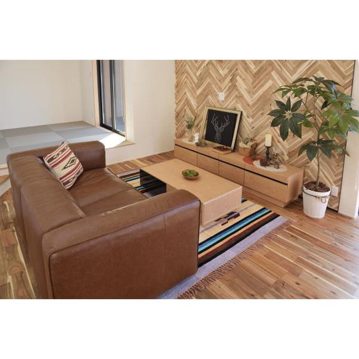 フルモス 120センターテーブル ナチュラル ブラウン W120×D60×H30  azu-jpt-334の画像