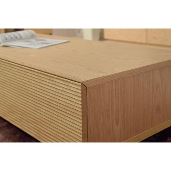 フルモス 120センターテーブル ナチュラル ブラウン W120×D60×H30  azu-jpt-334の画像