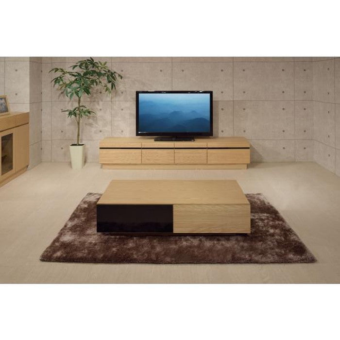 フルモス 120センターテーブル ナチュラル ブラウン W120×D60×H30  azu-jpt-334の画像