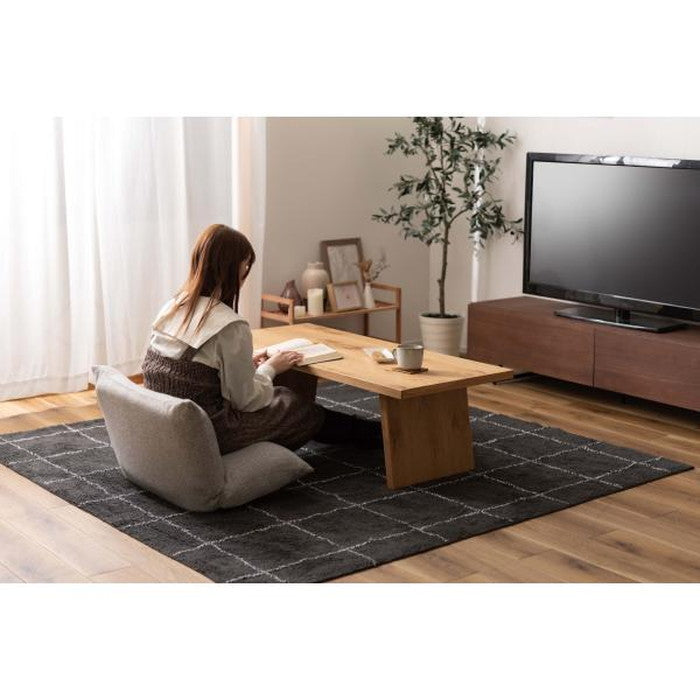 リビングテーブル センターテーブル ナチュラル ブラウン W120×D55×H38 リビングテーブル センターテーブル ローテーブル テーブル 幅120? 長方形 ナチュラル おしゃれ シンプル 大きめ 日本製 azu-jpt-89の画像