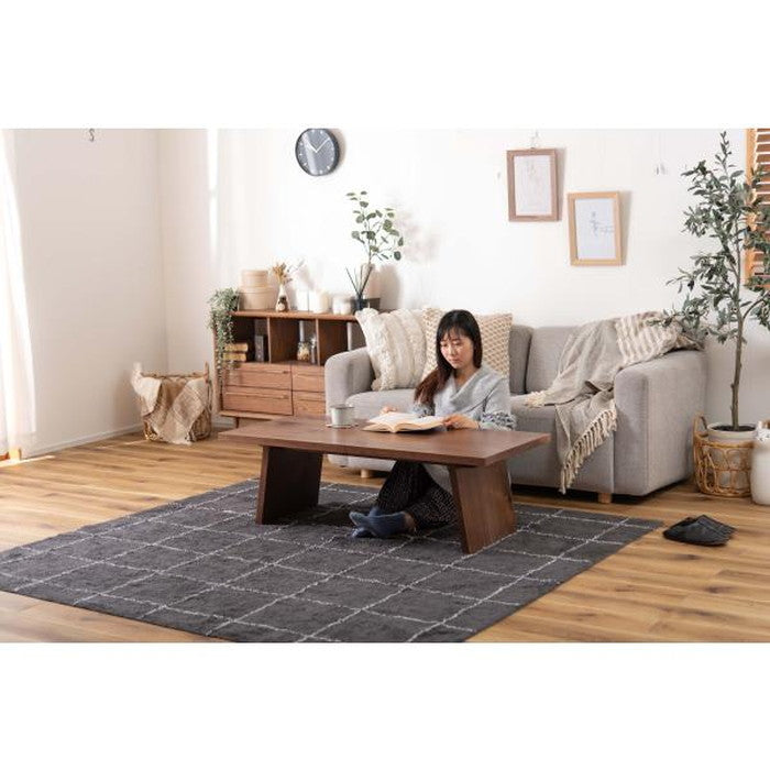 リビングテーブル センターテーブル ナチュラル ブラウン W120×D55×H38 リビングテーブル センターテーブル ローテーブル テーブル 幅120? 長方形 ナチュラル おしゃれ シンプル 大きめ 日本製 azu-jpt-89の画像