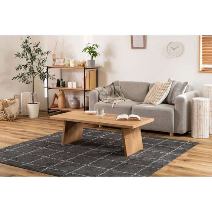 リビングテーブル センターテーブル ナチュラル ブラウン W120×D55×H38 リビングテーブル センターテーブル ローテーブル テーブル 幅120? 長方形 ナチュラル おしゃれ シンプル 大きめ 日本製 azu-jpt-89の画像