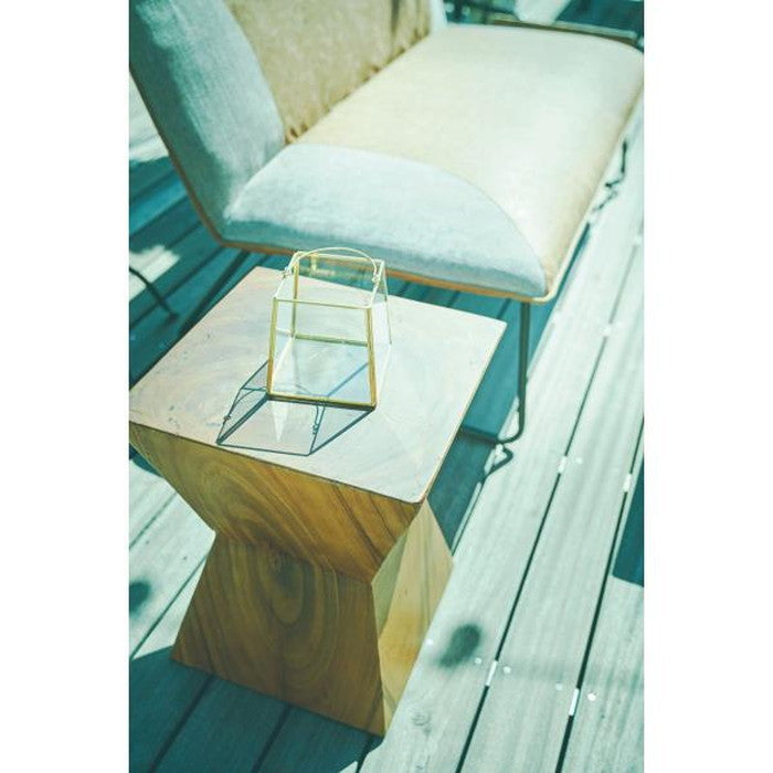 ジェラルド ウッドスツール ブラウン 約W33×D33×H42  azu-jw-103の画像