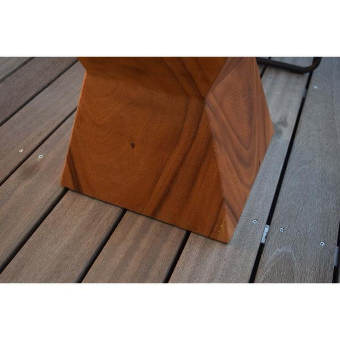 ジェラルド ウッドスツール ブラウン 約W33×D33×H42  azu-jw-103の画像