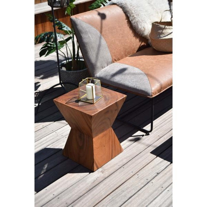 ジェラルド ウッドスツール ブラウン 約W33×D33×H42  azu-jw-103の画像