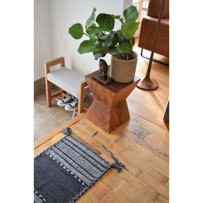 ジェラルド ウッドスツール ブラウン 約W33×D33×H42  azu-jw-103の画像