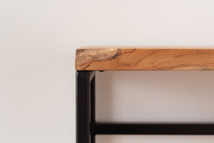 コンソール ブラウン W60×D18.5×H80.5  azu-jw-305の画像